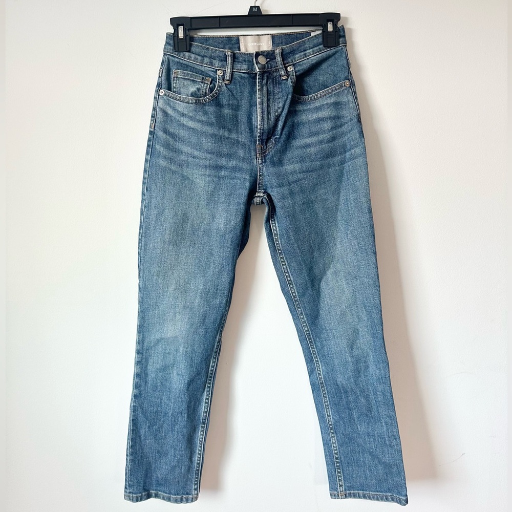 Everlane High Rise Straight Jeans